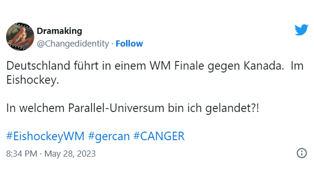 Eishockey, DEB-Team, Deutschland, Kanada, Netzreaktionen, Twitter, WM