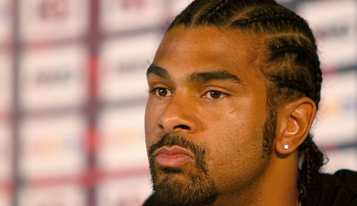 David Haye posierte als Provokation mit Bildern von den geköpften Klitschko-Brüdern