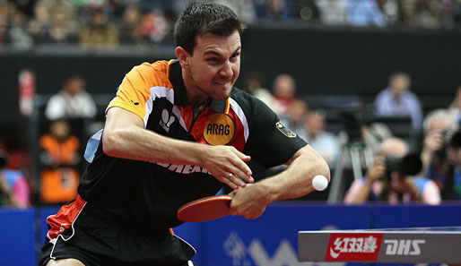 Die Nummer zwei der Welt: Timo Boll.