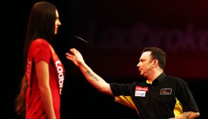 Darren Webster trifft in seinem Erstrundenmatch auf James Wade