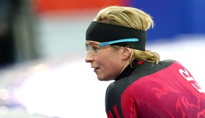 Claudia Pechstein holte beim Inline-Speedskating Gold