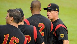 Bundestrainer Greg Frady (r.) erreichte mit seinem Team den fünften Rang