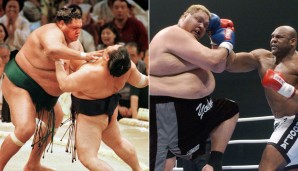 AKEBONO: Der auf Hawaii geborene Chadwick Rohan wollte eigentlich Basketballer werden - kein Witz. Als das nichts wurde, machte er unter dem Namen Akebono von 1988 bis 2001 die Sumowelt frisch. Es folgte Kickboxen, MMA und Wrestling. Mit weniger Erfolg