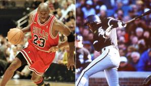 MICHAEL JORDAN: Weiß ja eigentlich jeder: Nach seinem ersten Abschied von den Bulls spielte er 1994 und 1995 unterklassigen Baseball. Immerhin gelangen ihm drei Homeruns für die Birmingham Barons