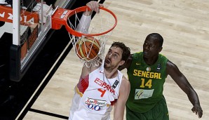 Pau Gasol lieferte im Viertelfinale gegen Senegal die nächste Sahnevorstellung ab