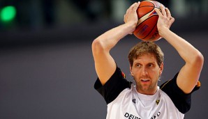 Dirk Nowitzki unterlag mit der DBB-Auwahl deutlich gegen Frankreich