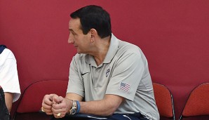 Mike Krzyzewski trainiert die US-Basketballer