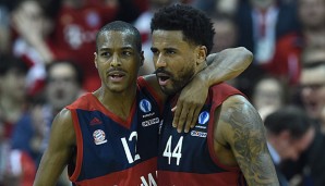 Alex Renfroe und Bryce Taylor hatten mit den Bayern wenig Probleme gegen die Eisbären