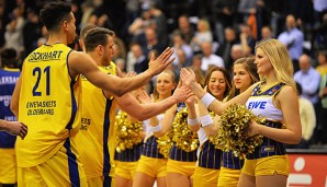 Die EWE Baskets spielen eine bisher eine starke CL-Saison