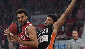 Elias Harris im Spiel gegen ratiopharm Ulm