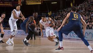 Seine 14 Punkte reichten nicht aus: Maodo Lo ging mit Brose Bamberg beim FC Barcelona baden.