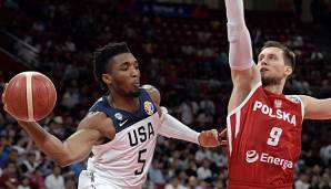 Donovan Mitchell war einer der besten Scorer der US-Amerikaner.