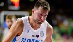 Luka Doncic ist mit Slowenien in Nöten.