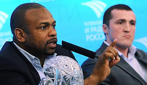 Treffen am Samstag in Moskau aufeinander: Altmeister Roy Jones jr. (l.) und Denis Lebedew