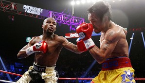 Floyd Mayweather jr. schlug Manny Pacquiao, musste allerdings über die volle Distanz gehen