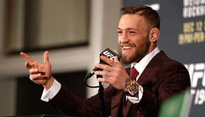 Conor McGregor hatte am 12. Dezember den Federgewichts-Titel gewonnen