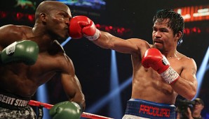 Manny Pacquiao (r.) will gegen Timothy Bradley erneut überzeugen