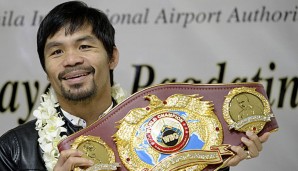 Manny Pacquiao könnte demnächst wieder in den Ring steigen