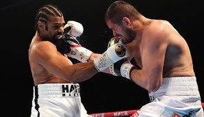 David Haye hatte gegen den Schweizer Arnold Gjergjaj in diesem Jahr keine Probleme