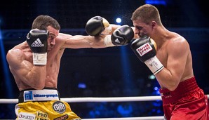 Tyron Zeuge (r.) und Giovanni de Carolis lieferten sich im Juli bereits einen packenden Fight