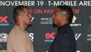 Am Samstag live auf DAZN aus Las Vegas: Sergey Kovalev (l.) vs. Andre Ward