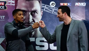 Wladimir Klitschko und Anthony Joshua steigen im April in den Ring