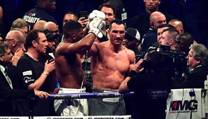 Anthony Joshua und Wladimir Klitschko haben sich einen großen Fight geliefert