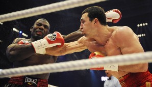 13. Dezember 2008, IBF-, IBO- und WBO-Titel: Sieg gegen Hasim Rahman durch t.K.o.