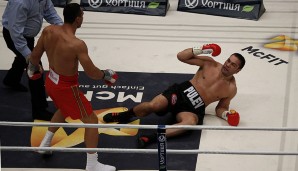 15. November 2014, IBF-, IBO-, WBO- und WBA-Titel: Sieg gegen Kubrat Pulev durch K.o.