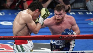 Canelo Alvarez (r.) bekommt es als nächstes nit Gennady Golovkin zu tun