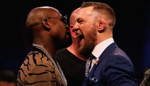 Heftige Verbalattacken zwischen Mayweather und McGregor