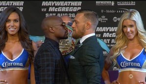 Connor McGregor und Floyd Mayweather steigen am 26. August in den Ring - live zu sehen auf DAZN!