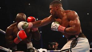 Anthony Joshua landete einige Wirkungstreffer bei Carlos Takam