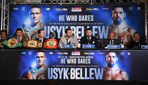 Tony Bellew fordert Oleksandr Usyk heraus.