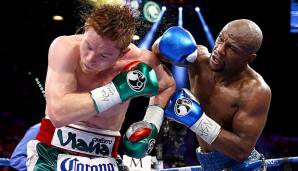 Canelo Alvarez bekam seine einzige Niederlage von Floyd Mayweather Jr. zugefügt.