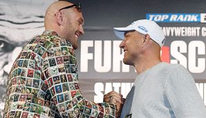 Axel Schulz (r.) hält sehr viel von Tyson Fury.