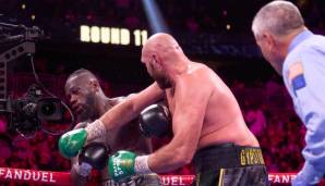 Tyson Fury im Kampf gegen Deontay Wilder.