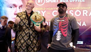 Tyson Fury und Derek Chisora kämpfen heute zum dritten Mal gegeneinander.