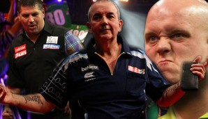 Gary Anderson, Phil Taylor und Michael van Gerwen gehören zu den WM-Favoriten