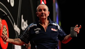 Phil Taylor spielte gegen Adrian Lewis ein richtig starkes Match