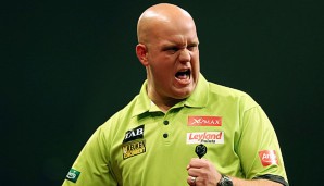 Van Gerwen beendete das Match mit einem 160er-Finish