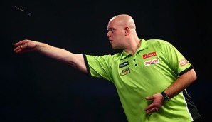 Im Halbfinale besiegte Michael van Gerwen den 16-maligen Weltmeister Phil Taylor