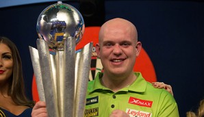 Was für ein Jahr für Van Gerwen: Nun ist er mit Wiese auch Promi-Darts-Weltmeister