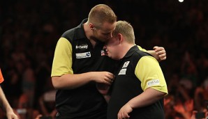 Martin Schindler und Max Hopp sind beim World Cup of Darts im Viertelfinale ausgeschieden