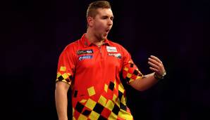 Dimitri van den Bergh wird am ersten Abend des Doppelspieltags in Rotterdam tanzend auf die Bühne kommen - und dann auf James Wade treffen.