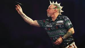 Platz 5: Peter Wright (Schottland). 16 Abende plus Playoffs - da wird Snakebite wohl ca. 16 Mal seine Darts wechseln... Wright hatte eine absolut katastrophale Phase, machte aber jetzt beim Masters wieder einen viel besseren Eindruck. Die Wende?