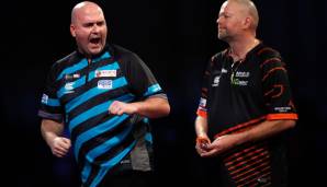 Nach verhaltenem Start wurde Rob Cross (l.) heißer und heißer.