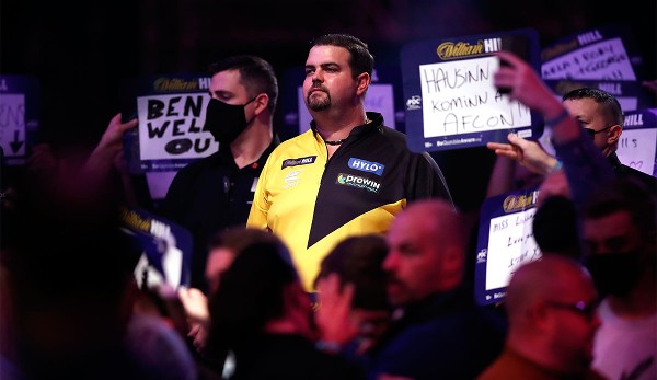 Gabriel Clemens steigt in die Darts-WM 2023 ein.