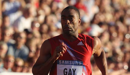 Tyson Gay feierte seinen internationalen Durchbruch im Jahre 2005 bei der WM in Helsinki