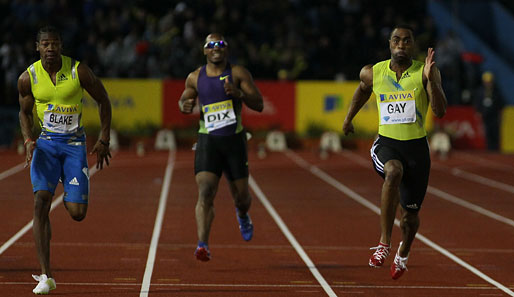 Tyson Gay stellte beim Diamond-League-Meeting in London eine neue Jahres-Weltbestzeit auf